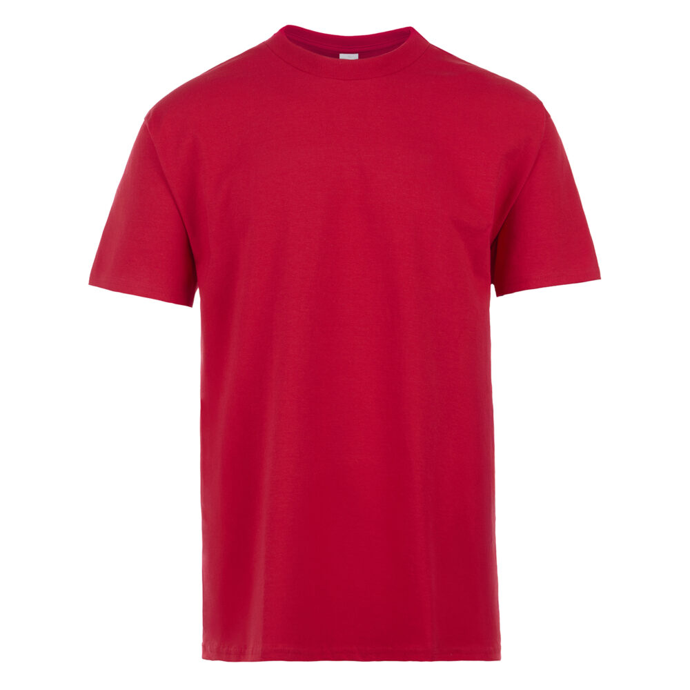 Playera para estampar loga caballero roja